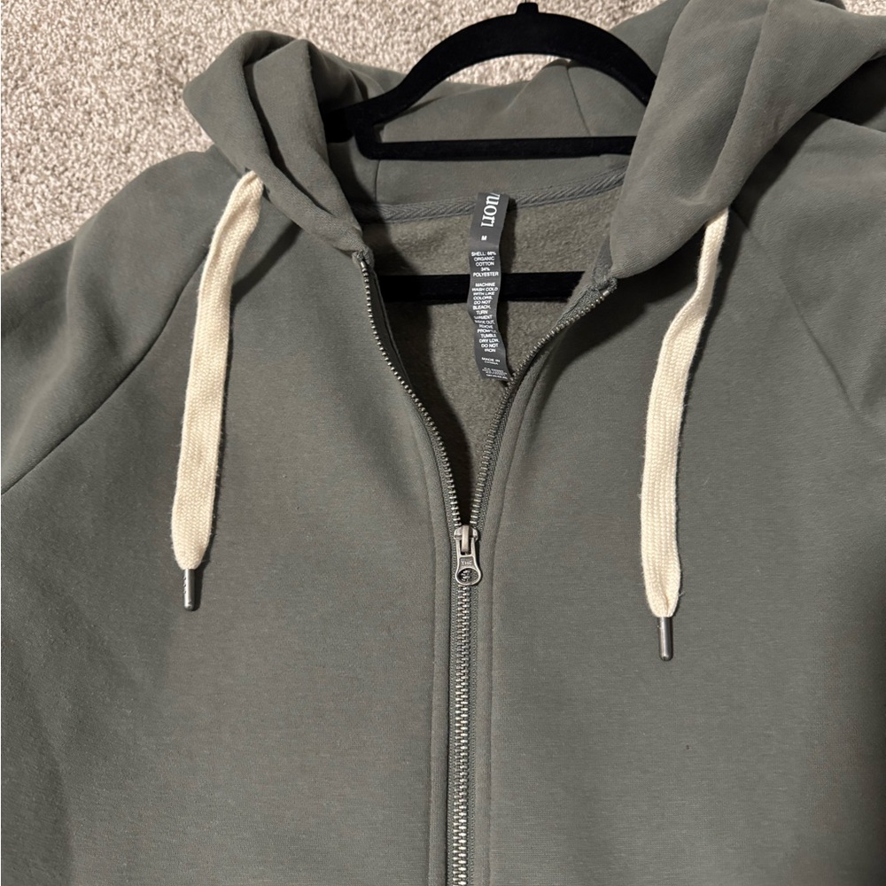 Vuori Sage Green Restore Zip-Up Hoodie - Picture 6 of 8